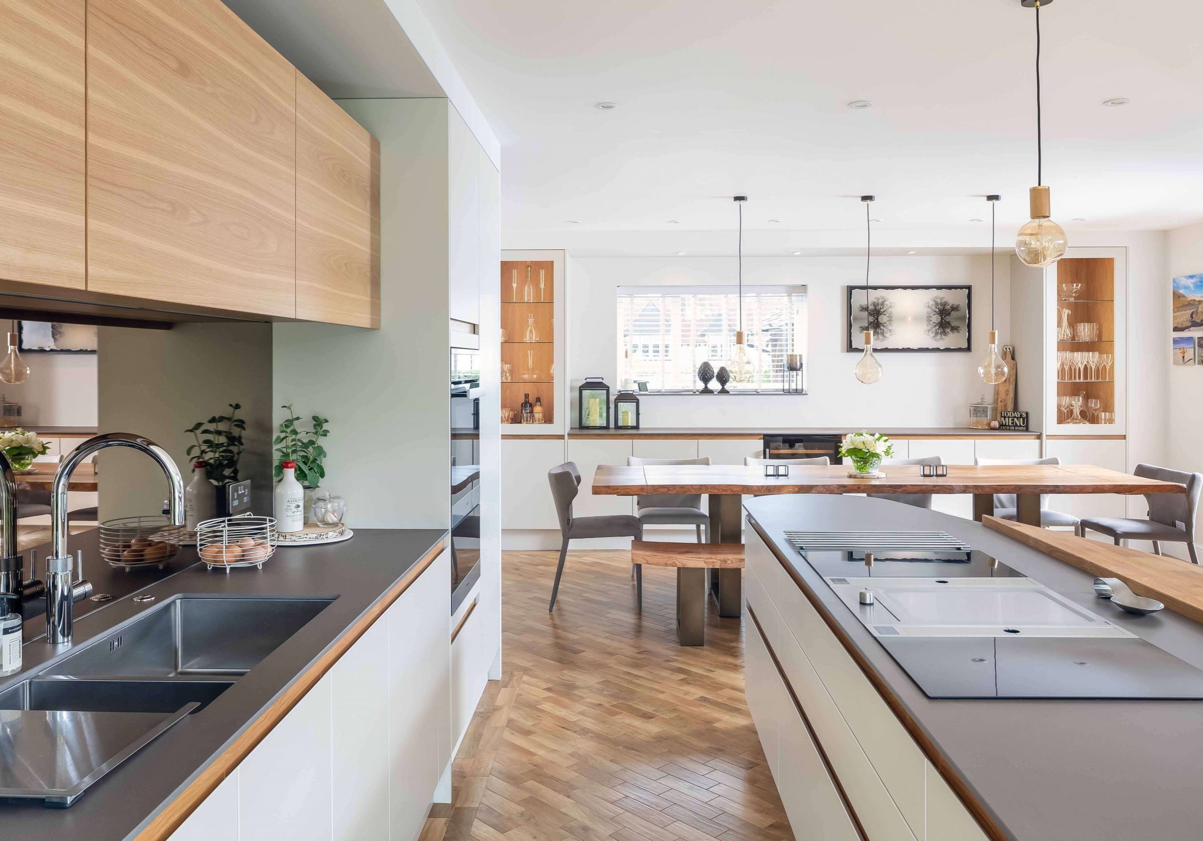 Handleless Scandinavian Kitchen Handleless Scandinavian Kitchen